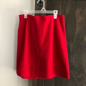red skirt